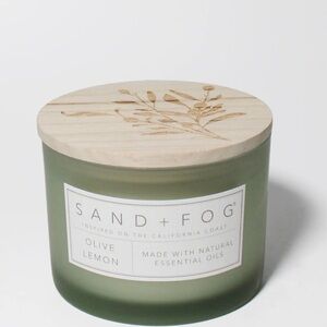 SAND + FOG Olive Lemon Scented Candle